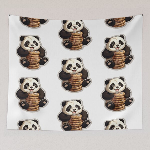 Item preview, Black & White & Totally Cute: Shop Panda Apparel & More on Redbubble designed and sold by digizonebydas.