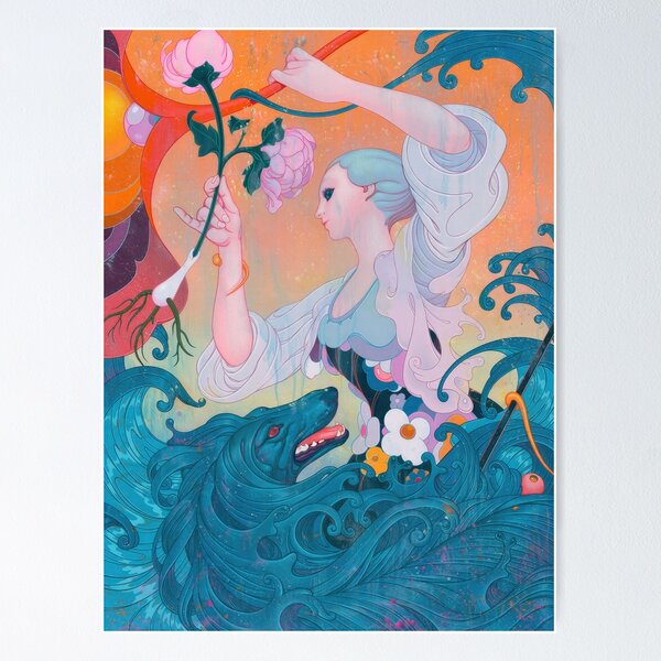 Vista previa del artículo con la obra «James Jean», diseñado y vendido por FinerBrush.