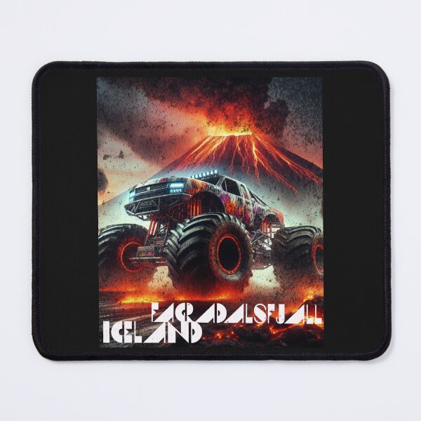 Item preview, Monster Truck: Fagradalsfjall Iceland designed and sold by MerchByCraig.