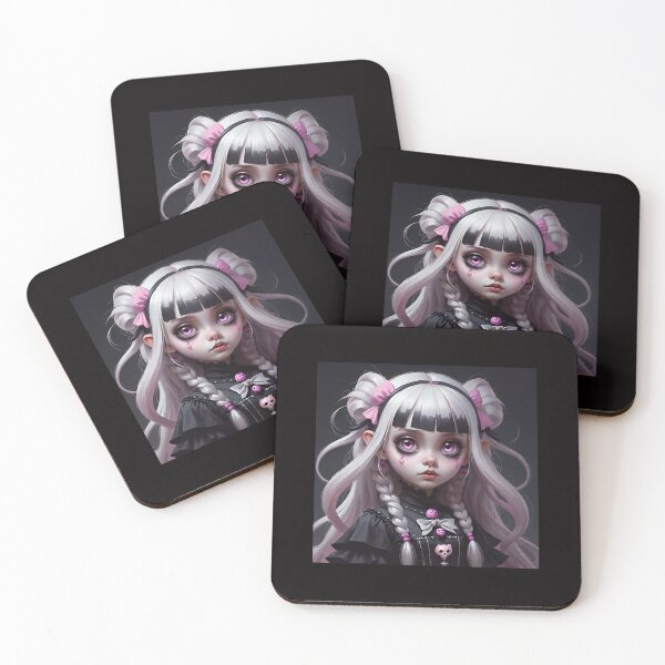 Item preview, Spooky cuties Emo girl designed and sold by SpookyCuties.