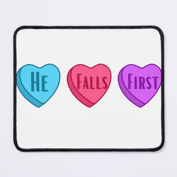 Item preview, Candy Hearts he falls first designed and sold by SamiSweetShop.