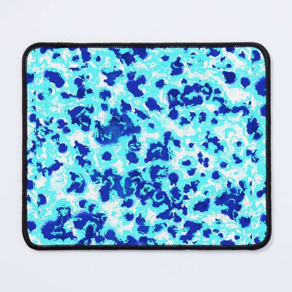 Item preview, Black and blue abstract pattern designed and sold by MariDaniArt.