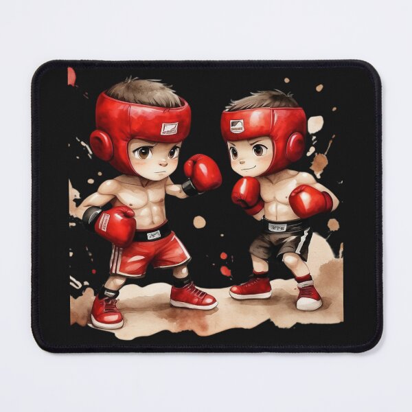 Item preview, Little Boxers: Sparring in Sepia and Red. designed and sold by NewtBoo.