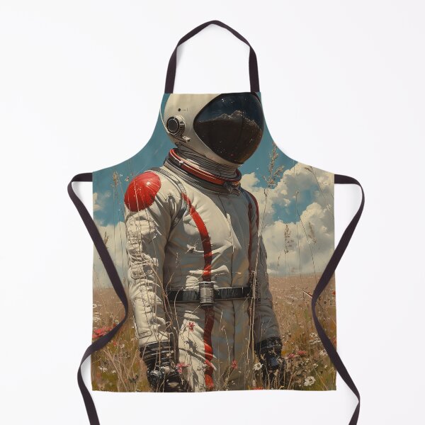 Item preview, Cosmic Bloom: Astronaut Amidst Wildflowers designed and sold by EtherealEchoes.
