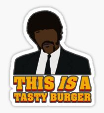 Jules, tasty burger Sticker