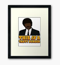 Jules, tasty burger Framed Print