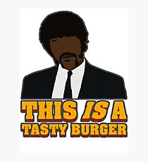 Jules, tasty burger Photographic Print