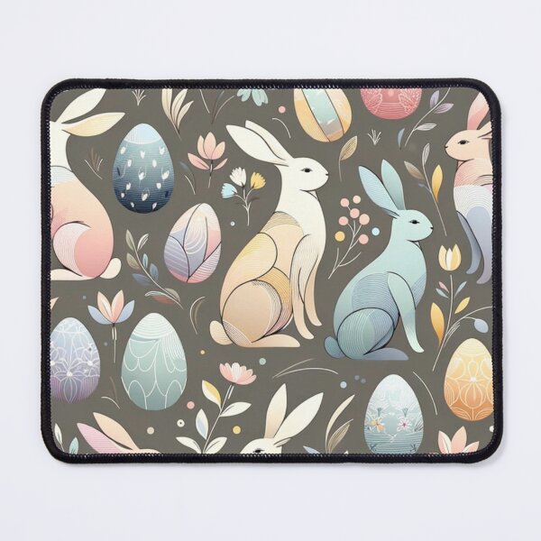 Item preview, colorful bunnies designed and sold by ClumsyClouds.