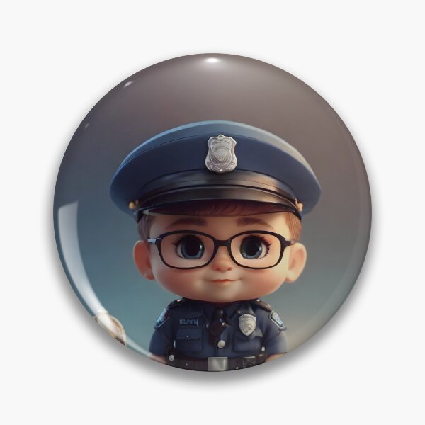 Item preview, Cute mini police officer designed and sold by WalterGomes.
