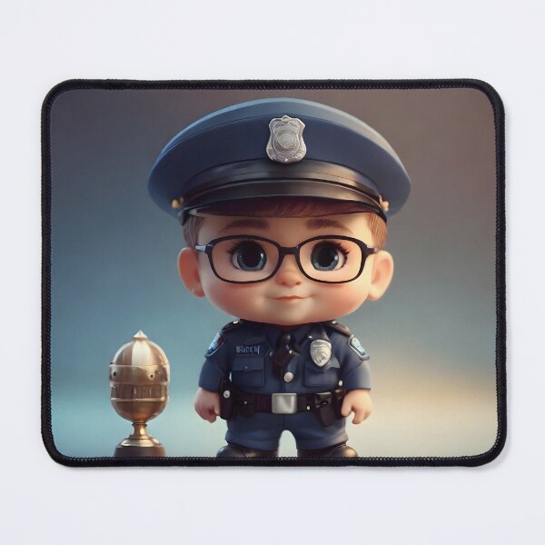 Item preview, Cute mini police officer designed and sold by WalterGomes.