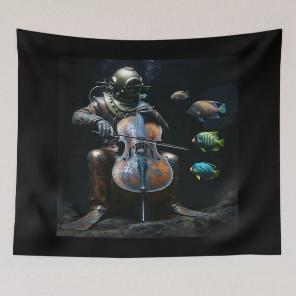 Item preview, Underwater Music...004.. (Cello) designed and sold by AtelierFafard.