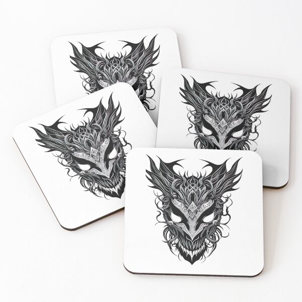 Item preview, Dragon dragon head mask face monster head designed and sold by Frostquest.