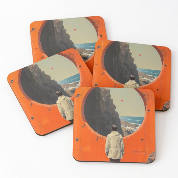 Item preview, Portal to Serenity: Coastal Cliffs View designed and sold by EtherealEchoes.