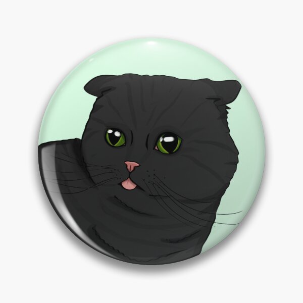 Item preview,  Scottish fold black designed and sold by MonikaLauda.