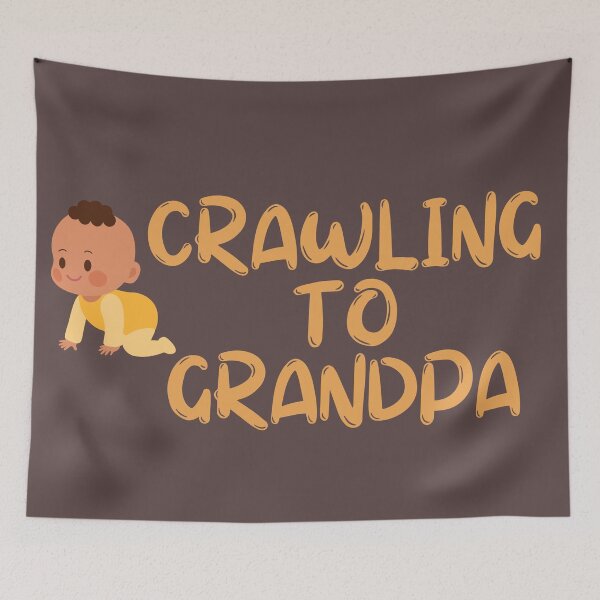 Item preview, crawling to grandpa  designed and sold by sarahnanziri.