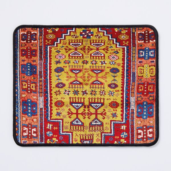 Item preview, Sivas East Anatolian Kurdish Niche Rug Print designed and sold by Vicky Brago-Mitchell®.