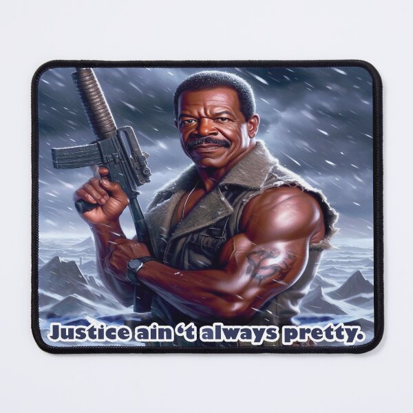 Item preview, Justice ain't always pretty - Carl Weathers designed and sold by InspireArtz.