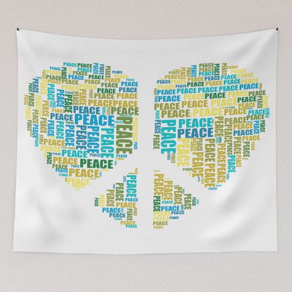 Item preview, Heart Peace text designed and sold by 7venty.