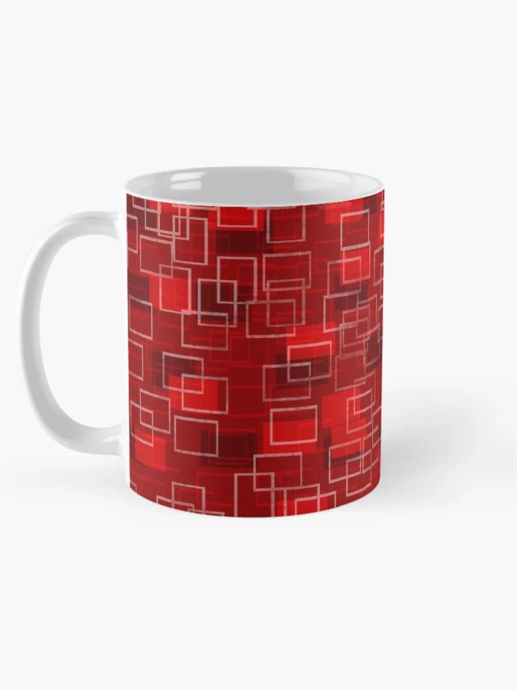 Thumbnail 5 of 6, Coffee Mug, Abstract Rectangle Pattern  designed and sold by Andrew  Hitchen.