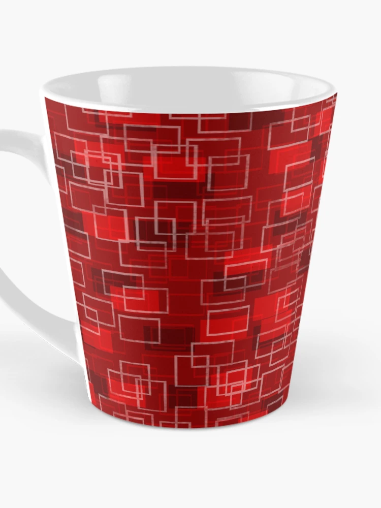 Thumbnail 3 of 4, Coffee Mug, Abstract Rectangle Pattern  designed and sold by Andrew  Hitchen.