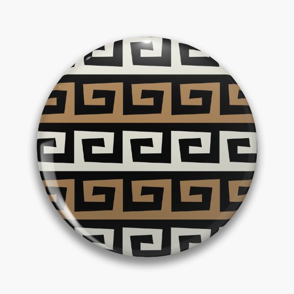 Item preview, Greek Key Pattern Black and Beige designed and sold by tonymagnerart.