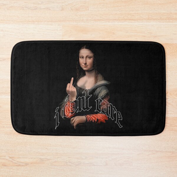 Item preview, Vintage Mona Lisa Middle Finger | i dont care | Funny Quote designed and sold by AngryBlackDog.