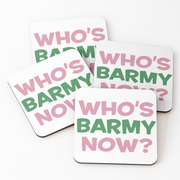 Item preview, Who's Barmy Now? designed and sold by joshpincus.