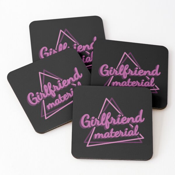 Item preview, Girlyfriend Material Valentines Day designed and sold by Psycho-Crazy.