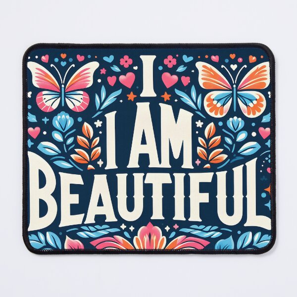 Item preview, I AM BEAUTIFUL Typography Design designed and sold by iamxxx.