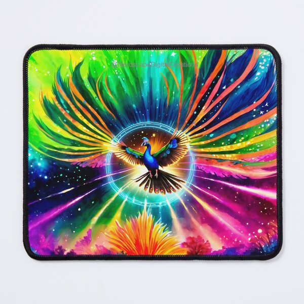 Item preview, A Mighty Peacock In Space designed and sold by NerdscapeDC.