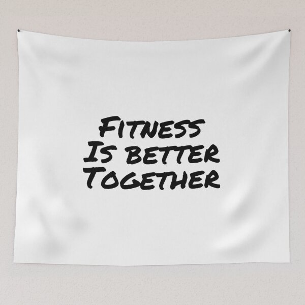 Item preview, Fitness Is Better Together designed and sold by RiseandShineTee.