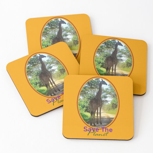 Item preview, Giraffe Message: Save the Planet designed and sold by annenambiro.
