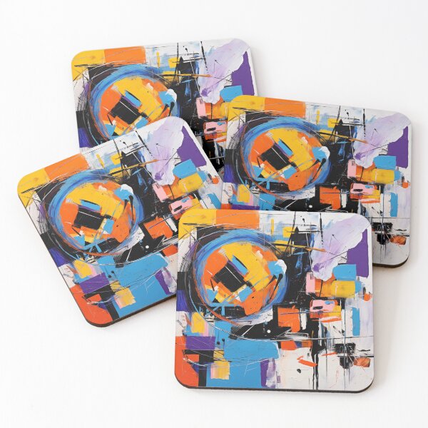 Item preview, The Fiesta Collection - Vibrant Modern Art Bold Abstract Eccentric geometric Design  designed and sold by NortonArt.