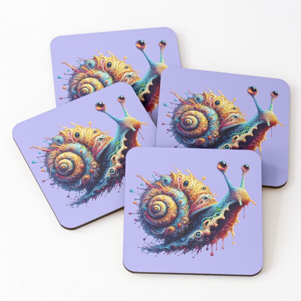 Item preview, Multicolor Snail designed and sold by TaruHonu.