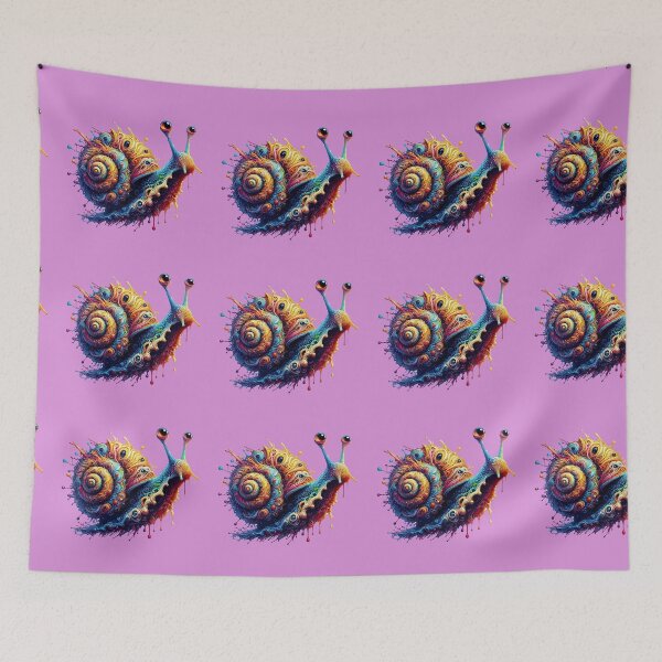 Item preview, Multicolor Snail designed and sold by TaruHonu.