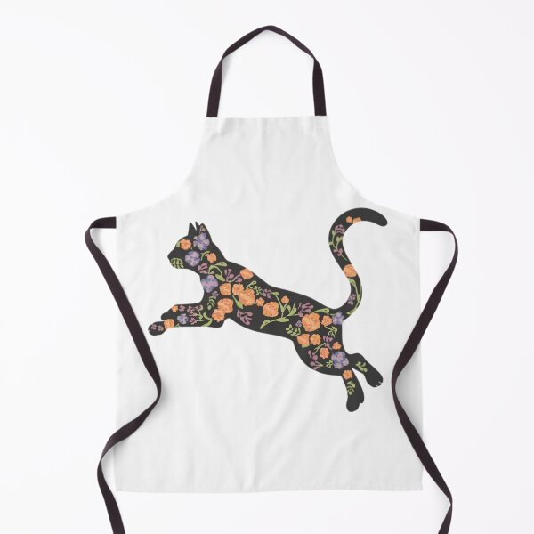 Item preview, Beautiful Flower Cat Leaping designed and sold by PlanetMarker.