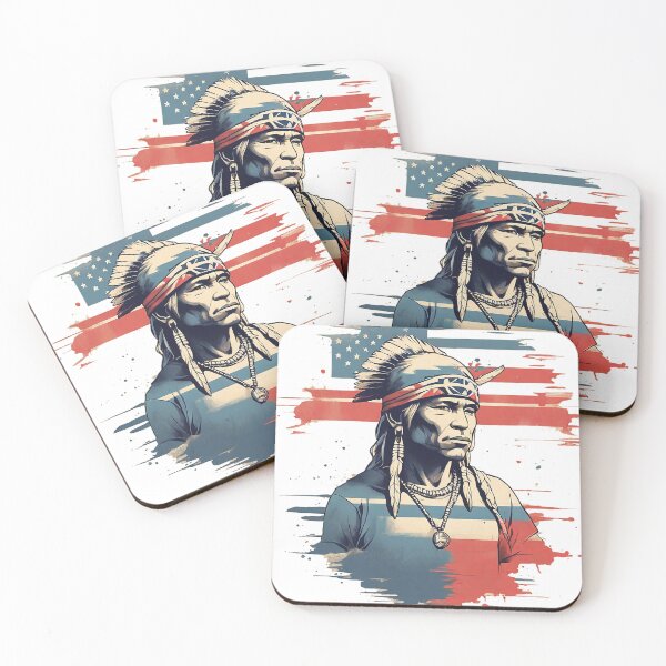 Item preview, Vintage USA Style: Native Animated Silhouette designed and sold by StellarValor.