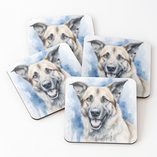 Item preview, Watercolor Anatolian Shepherd Portrait designed and sold by Samuelsboro.