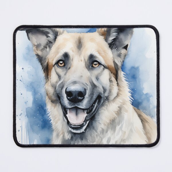Item preview, Watercolor Anatolian Shepherd Portrait designed and sold by Samuelsboro.