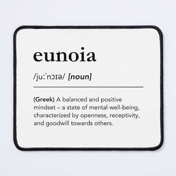Item preview, Eunoia definition art, greek words definition, greek philosophy, beautiful mind designed and sold by lagunaklein.