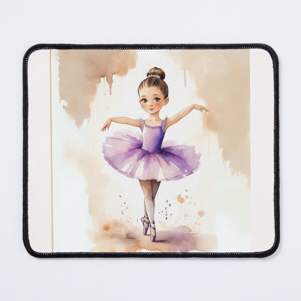 Item preview, Little Ballerina: Dance Practice in Sepia and Purple. designed and sold by NewtBoo.