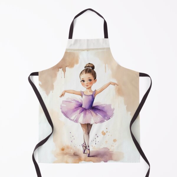 Item preview, Little Ballerina: Dance Practice in Sepia and Purple. designed and sold by NewtBoo.