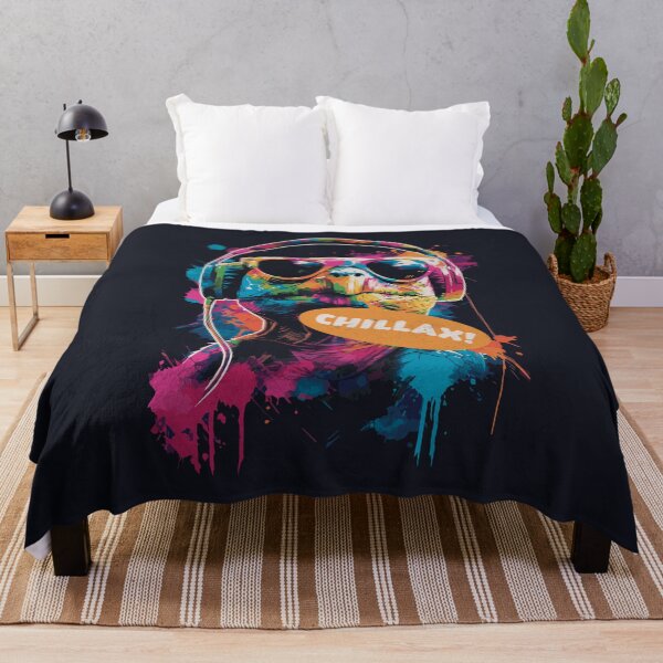 Aperçu de l'œuvre "Chillax Tortoise" - Tortue hipster avec graphique d'écouteurs créée et vendue par Sir Meow Meow.