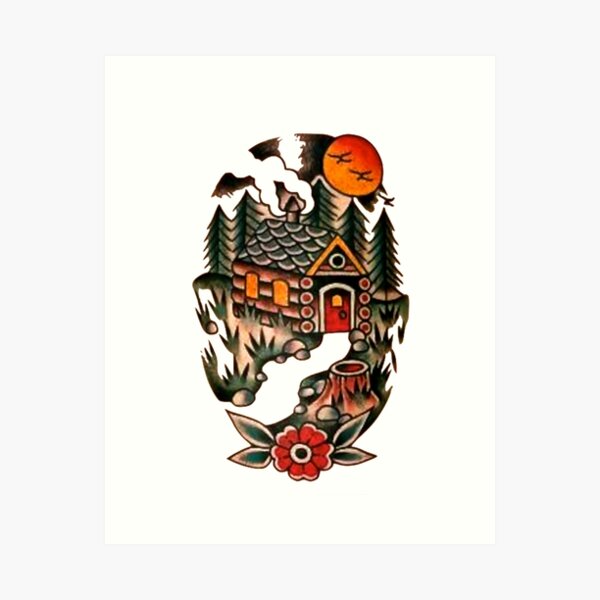 Item preview, A Cozy Cabin In The Woods designed and sold by VictorIos.