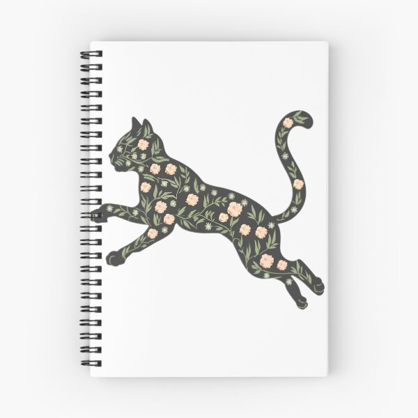 Item preview, Beautiful Flower Cat Leaping designed and sold by PlanetMarker.