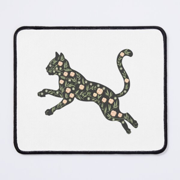 Item preview, Beautiful Flower Cat Leaping designed and sold by PlanetMarker.