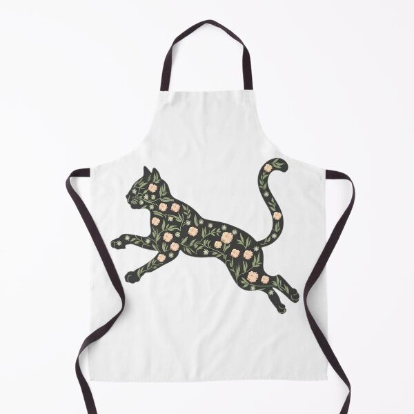 Item preview, Beautiful Flower Cat Leaping designed and sold by PlanetMarker.