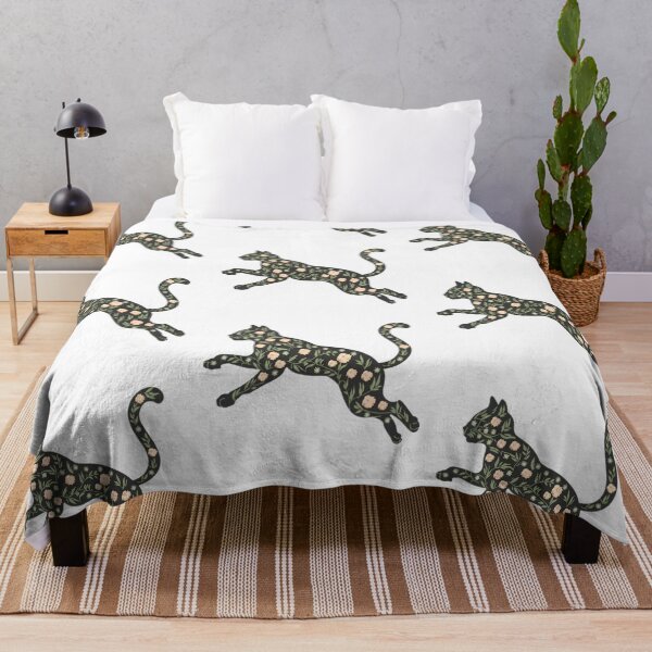Item preview, Beautiful Flower Cat Leaping designed and sold by PlanetMarker.