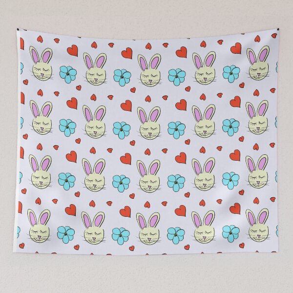 Item preview, Little bunny on a light background designed and sold by VauKaArtShop.