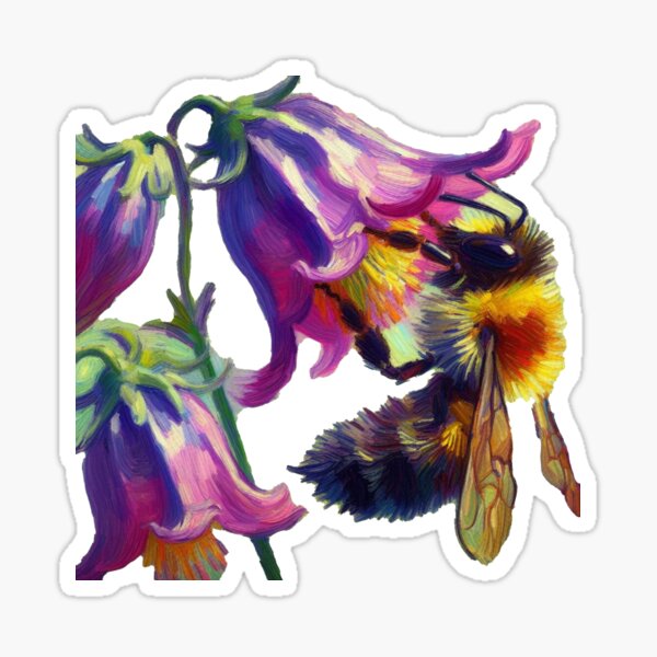 Aperçu de l'œuvre Abeille campanule créée et vendue par minnesotabees.